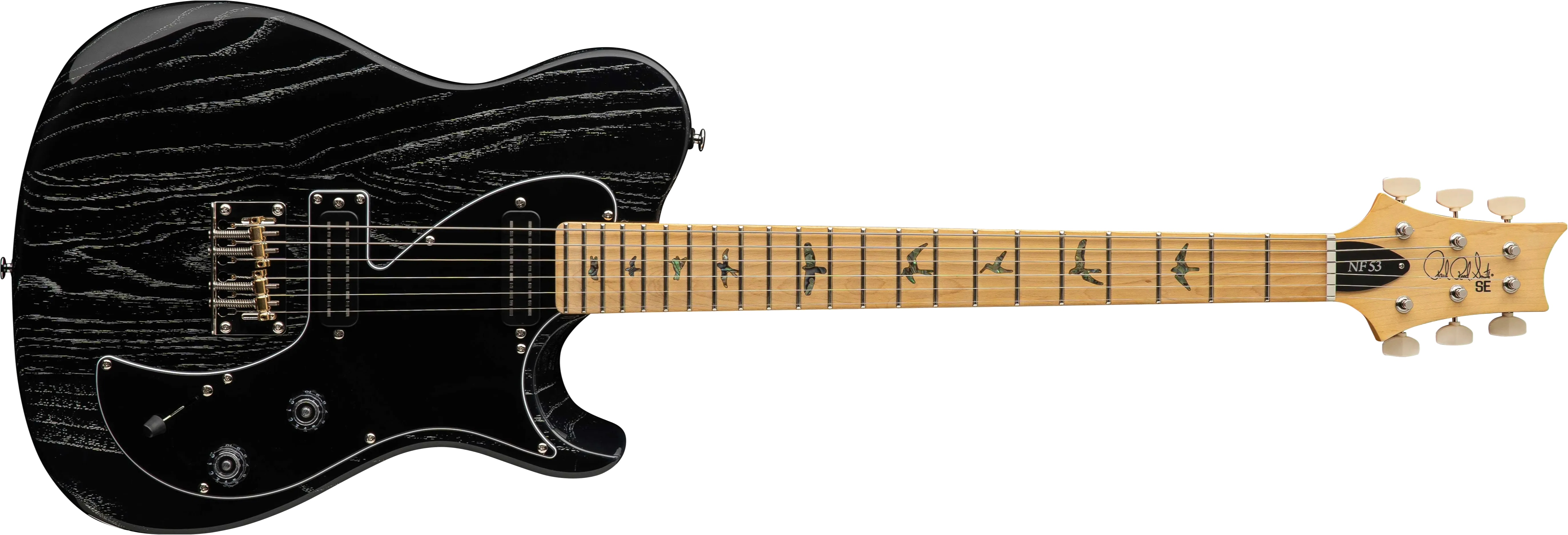 PRS SE NF 53 Black Doghair 